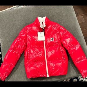 Moncler red jacket